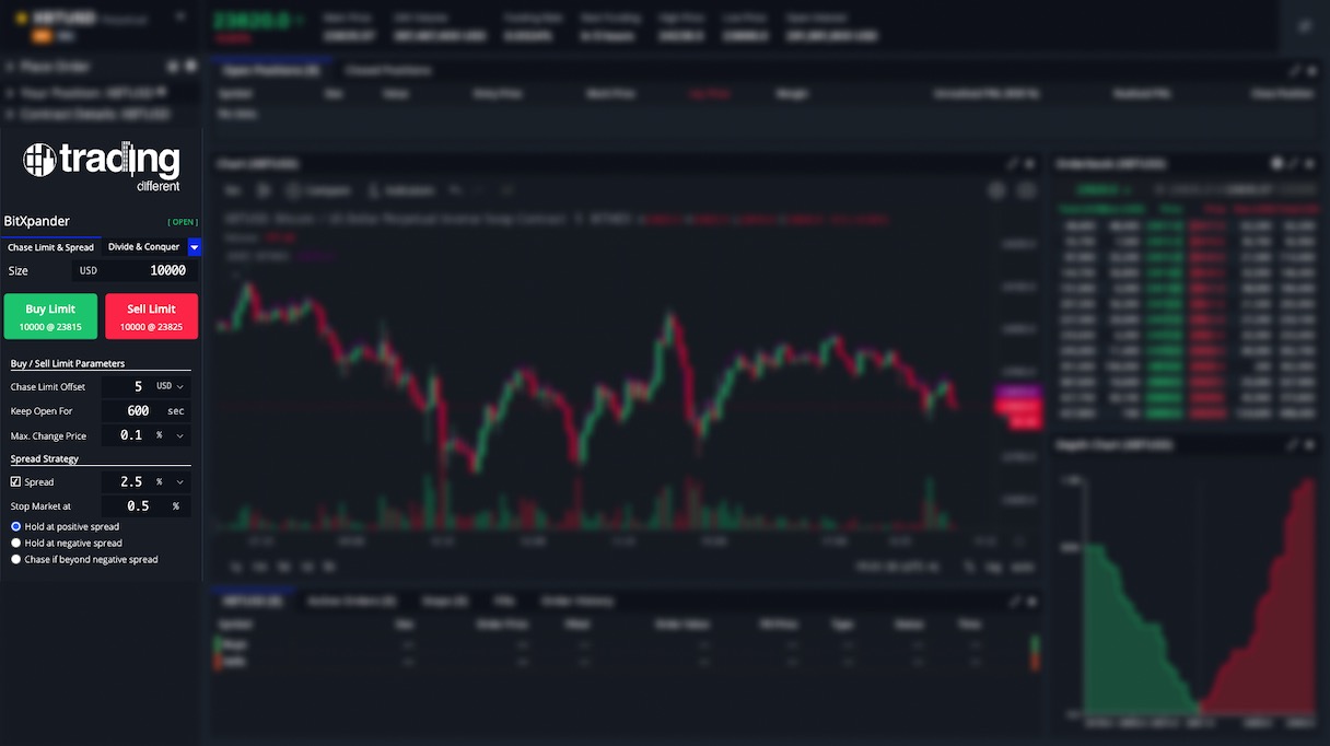 BitMEX UI + BitXpander