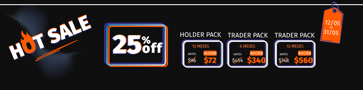 HOT SALE 2026 - 25% OFF Trader and Holder Packs!